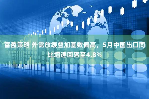 富盈策略 外需放缓叠加基数偏高，5月中国出口同比增速回落至4.8%